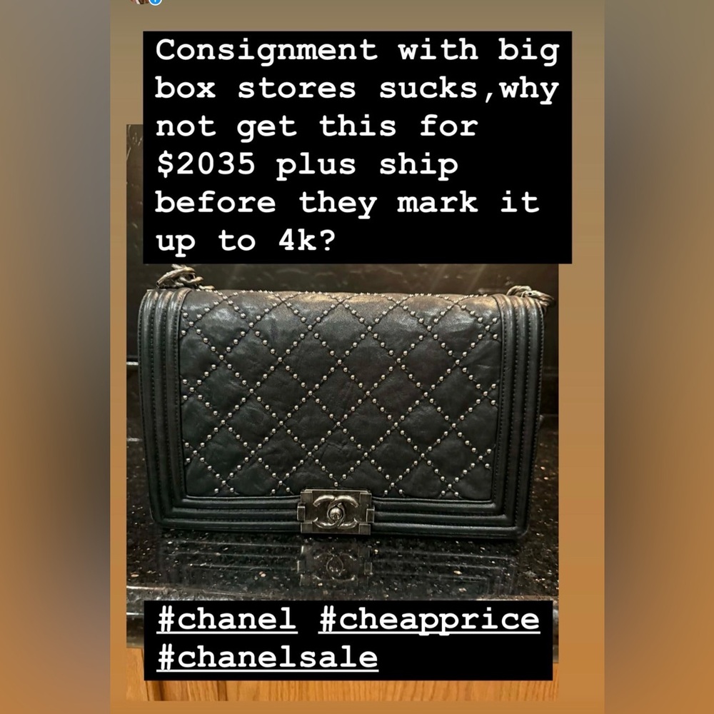 Chanel New medium studded boy bag